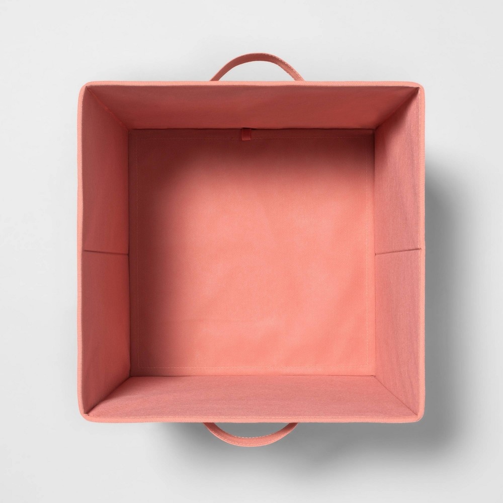 slide 4 of 6, 13" Fabric Dot Storage Bin Rose Pink - Pillowfort, 1 ct