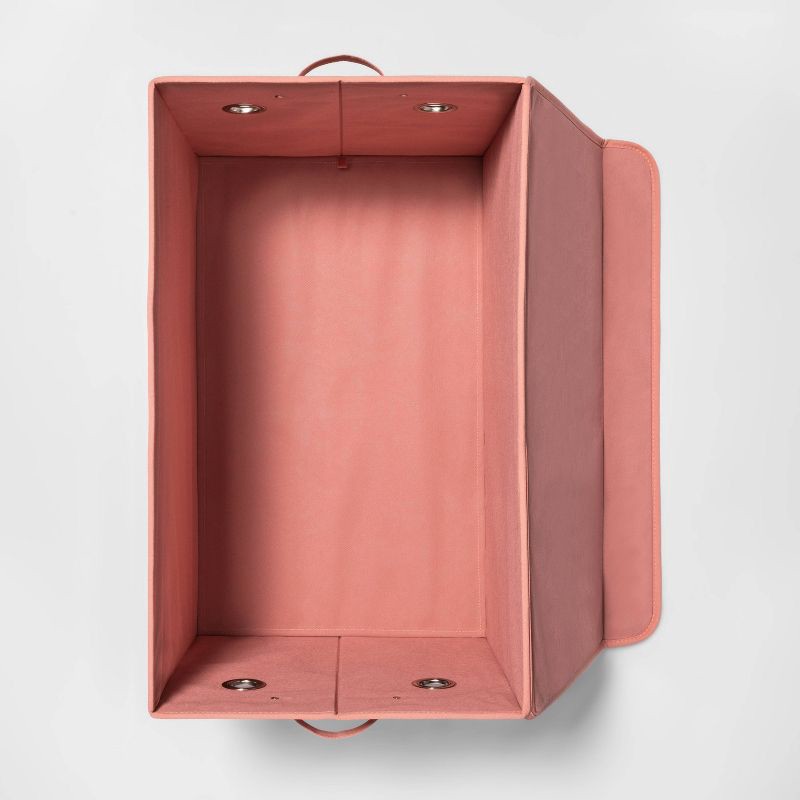 slide 4 of 5, Large Rectangle Dot Kids' Storage Bin Rose Pink - Pillowfort™, 1 ct