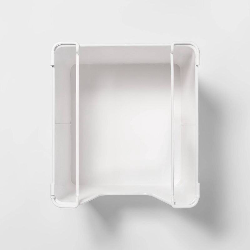 slide 2 of 5, Small Metal Stackable Kids' Storage White - Pillowfort, 1 ct