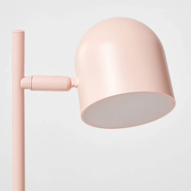slide 5 of 5, Kids' Desk Lamp (Includes LED Light Bulb) Pink - Pillowfort™: Touch Activated, Adjustable Head, ETL Listed, 1 ct