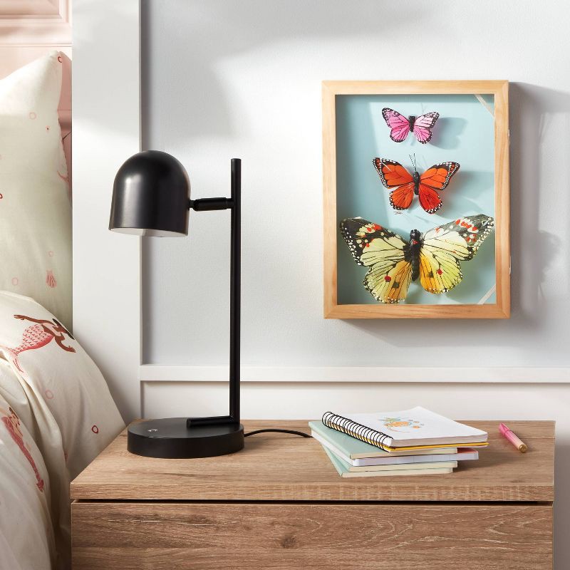 Kids' Desk Lamp (Includes LED Light Bulb) Black Pillowfort 1 ct Shipt