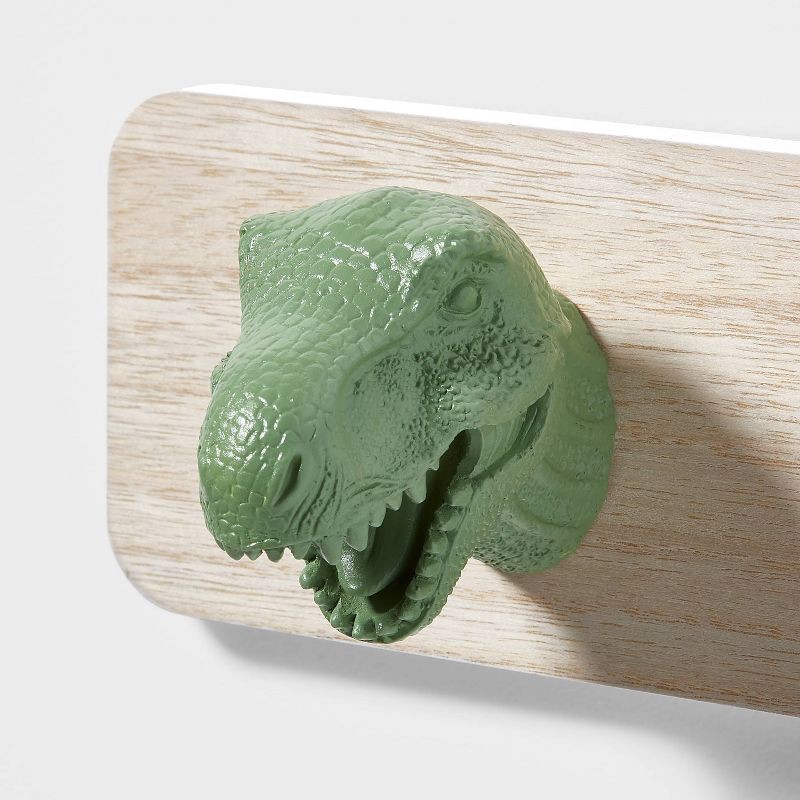 slide 5 of 5, Dinosaur Hanging Kids' Wall Hooks - Pillowfort™, 1 ct