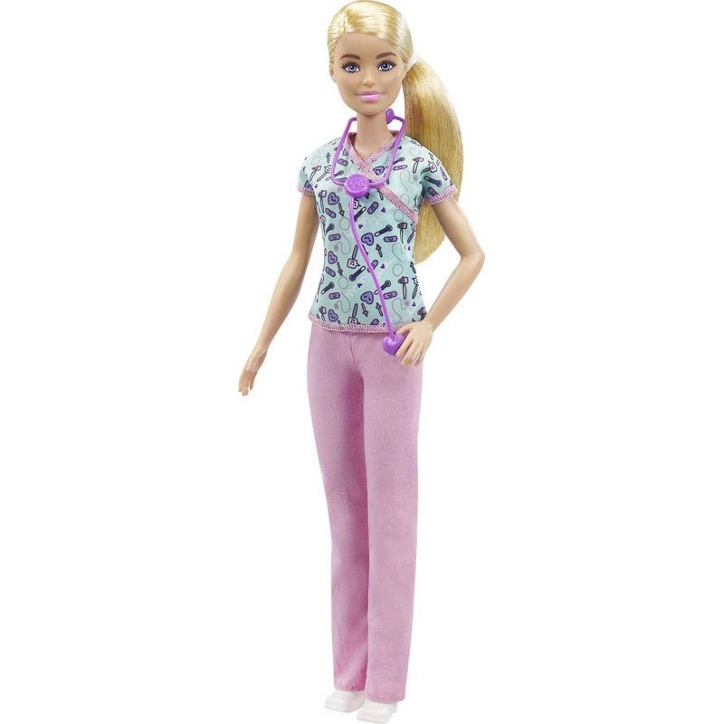 slide 1 of 6, ​Barbie Careers Nurse Doll, 1 ct