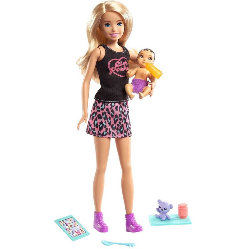 slide 1 of 1, Barbie Skipper Babysitters Inc. - Blonde Hair, 1 ct