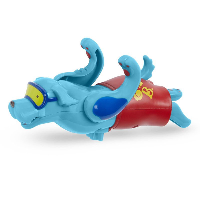 slide 1 of 1, B. toys - Wind-Up Bath Toy - Wiggly Wind-Ups - Dog, 1 ct