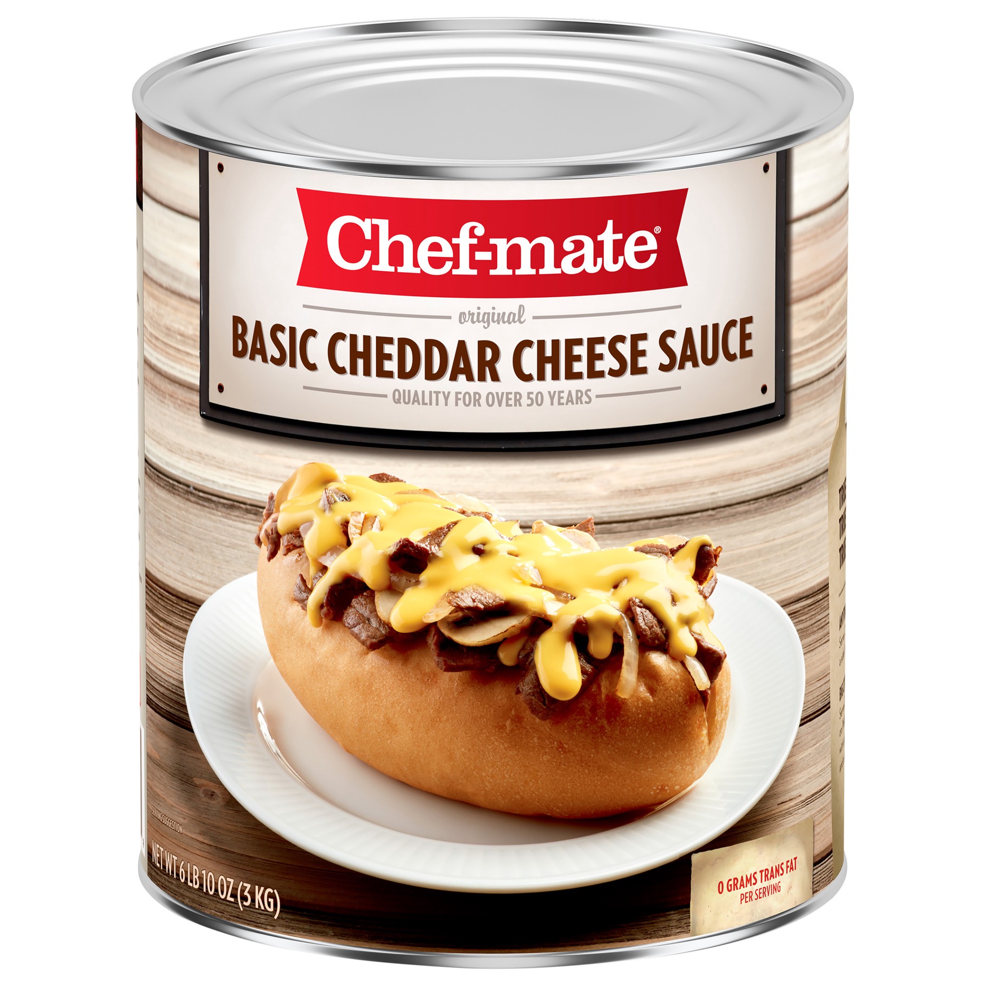 slide 1 of 5, CHEF-MATE Basic Cheddar Cheese Sauce 6 lb 10 oz, 6.62 lb