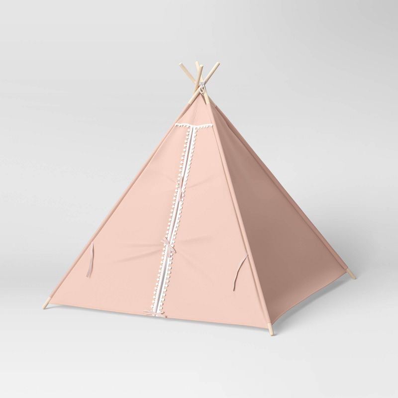 slide 10 of 11, Pom Pom Kids' Tent Pink - Pillowfort™, 1 ct