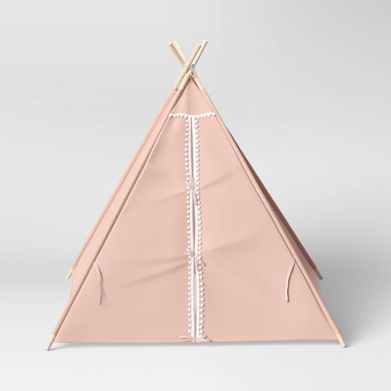 slide 8 of 11, Pom Pom Kids' Tent Pink - Pillowfort™, 1 ct