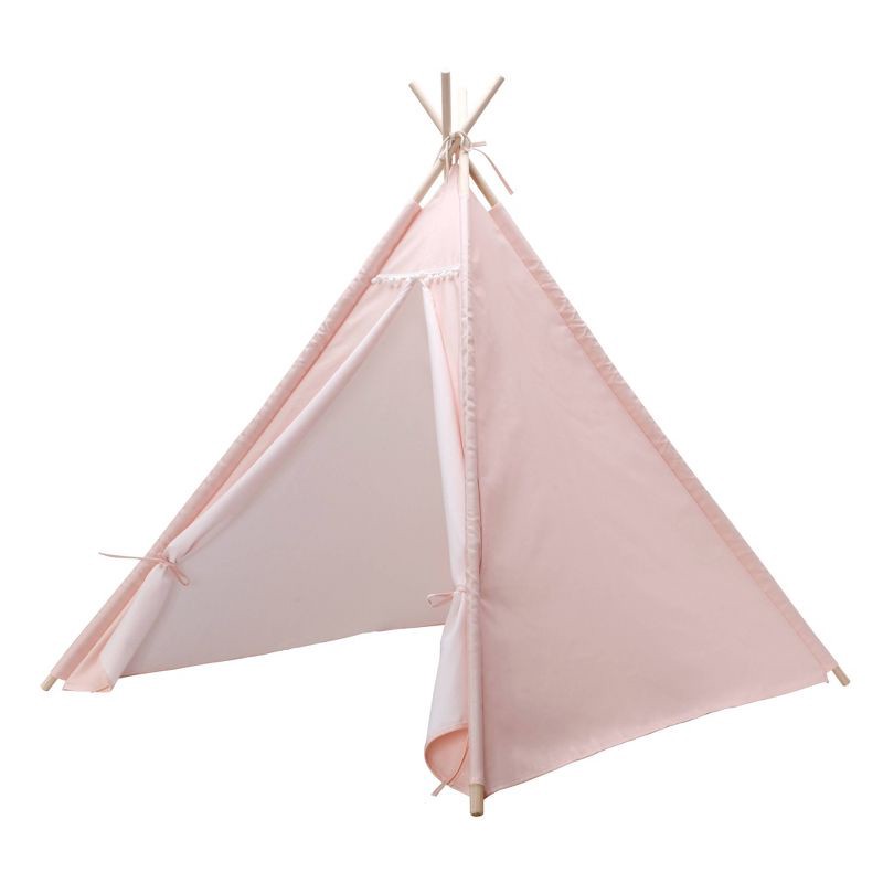 slide 6 of 11, Pom Pom Kids' Tent Pink - Pillowfort™, 1 ct