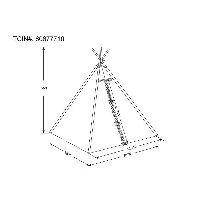 slide 4 of 11, Pom Pom Kids' Tent Pink - Pillowfort™, 1 ct