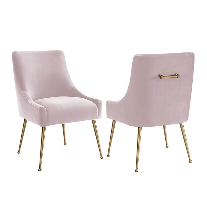 slide 5 of 5, TOV Furniture Velvet Beatrix Chair - Blush, 1 ct