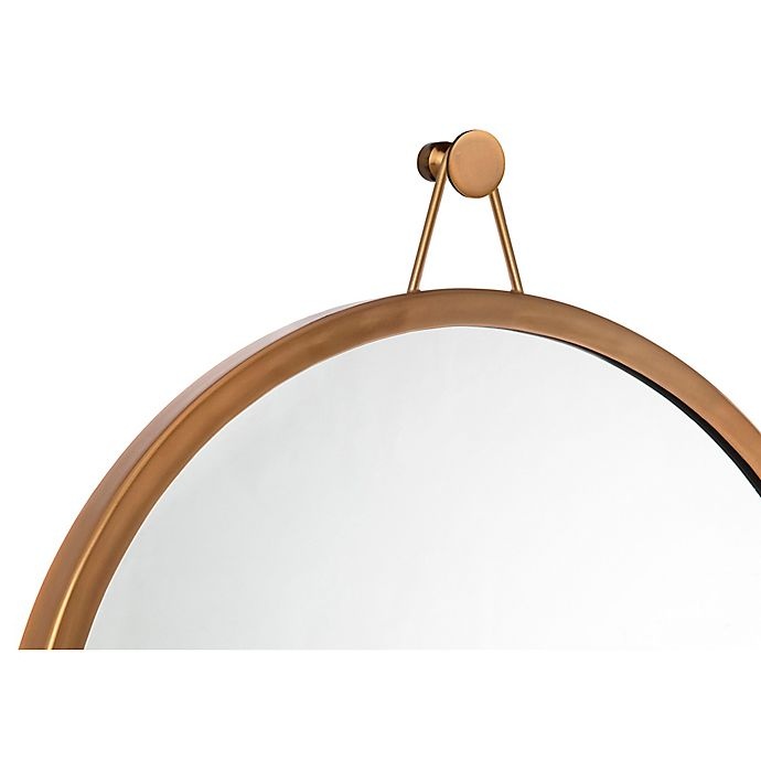 slide 4 of 5, TOV Furniture Rowan Mirror - Brass, 1 ct