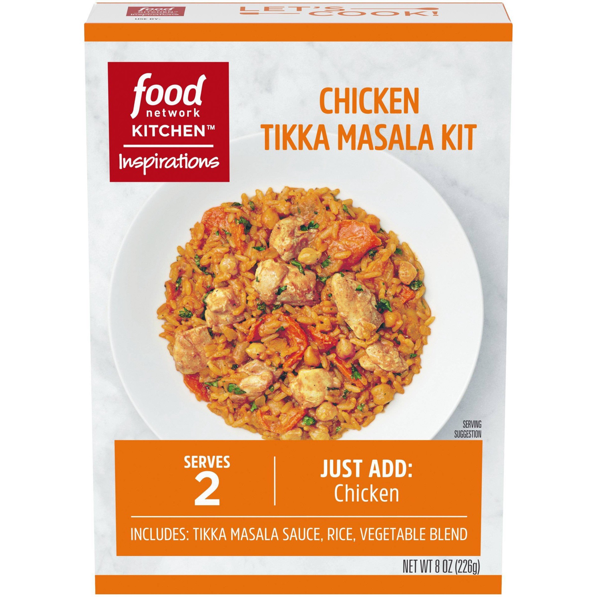 slide 1 of 12, Food Network Kitchen Inspirations Chicken Tikka Masala Meal Kit, 8 oz