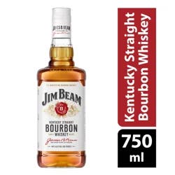 Jim Beam Kentucky Straight Bourbon Whiskey 750 ml
