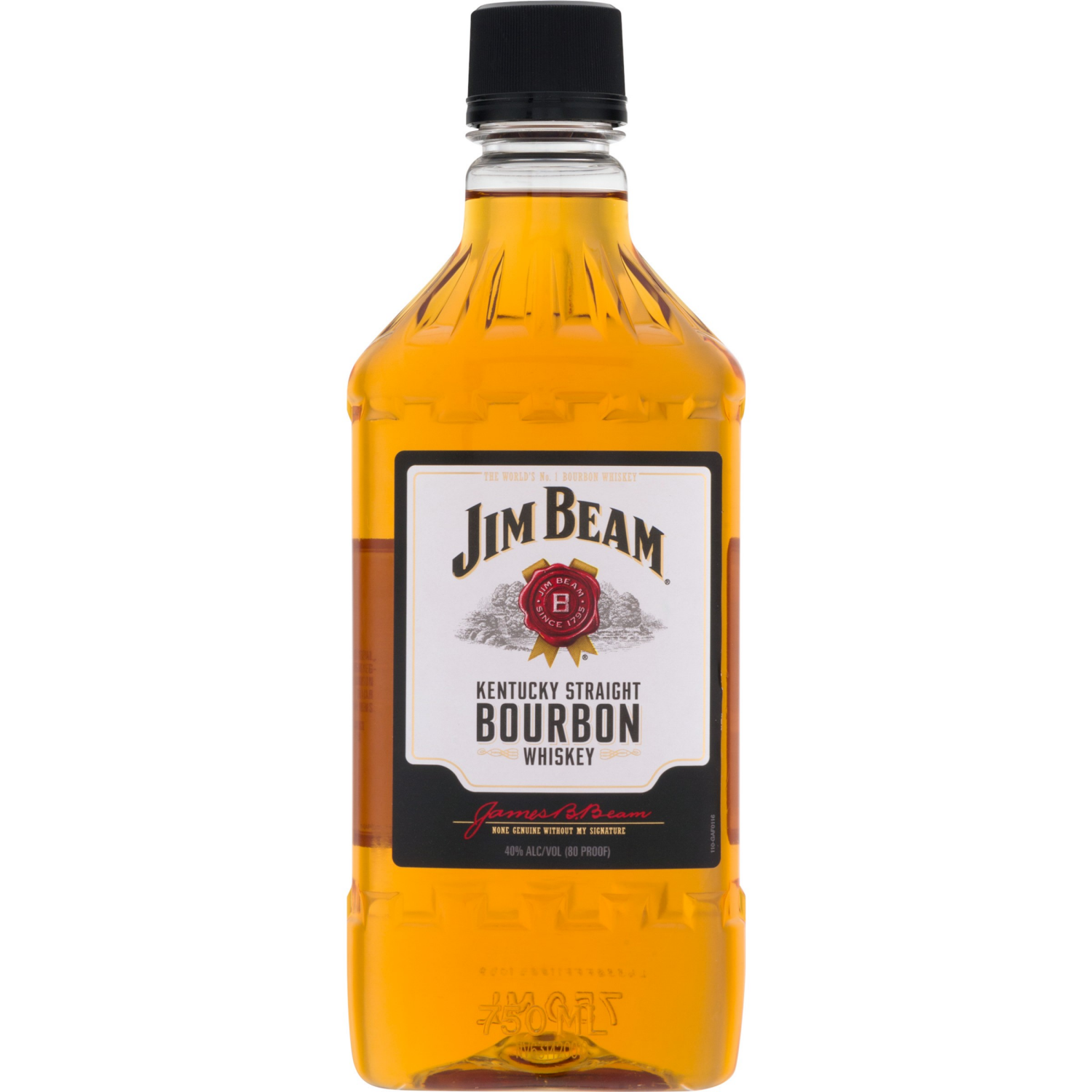 slide 4 of 5, Jim Beam Kentucky Straight Bourbon Whiskey 750 ml, 750 ml