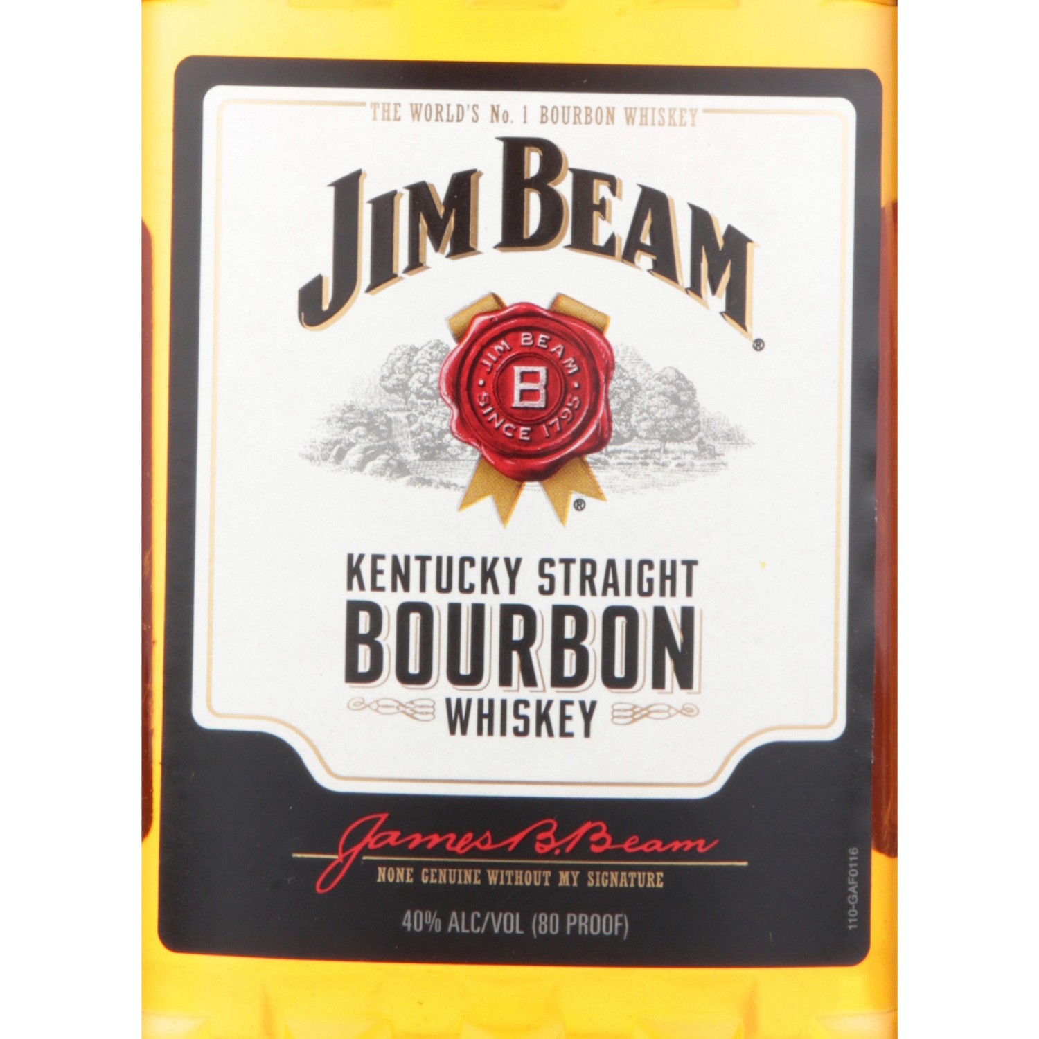slide 5 of 5, Jim Beam Kentucky Straight Bourbon Whiskey 750 ml, 750 ml
