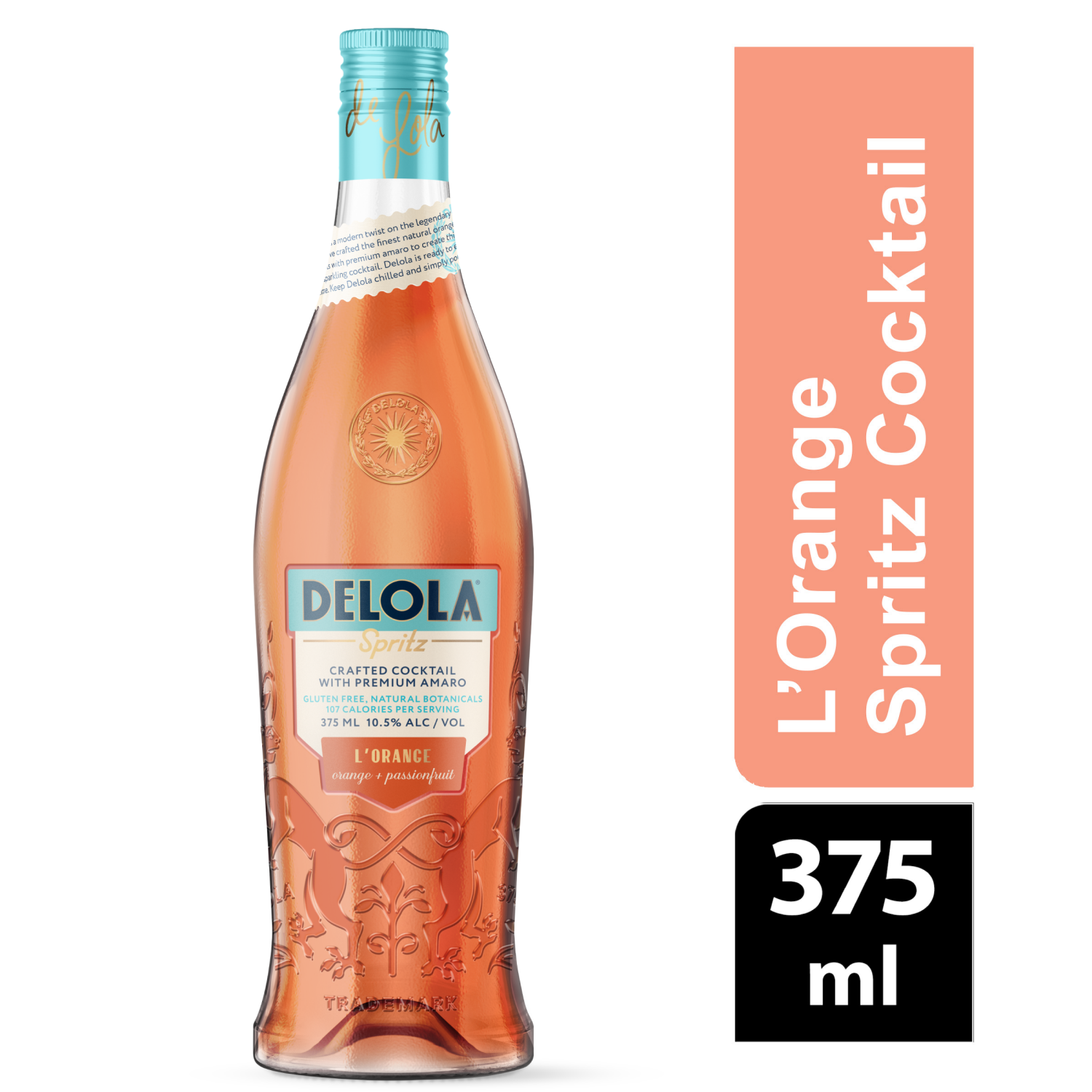 slide 1 of 4, Delola L'Orange RTD - 375ml Bottle, 375 ml