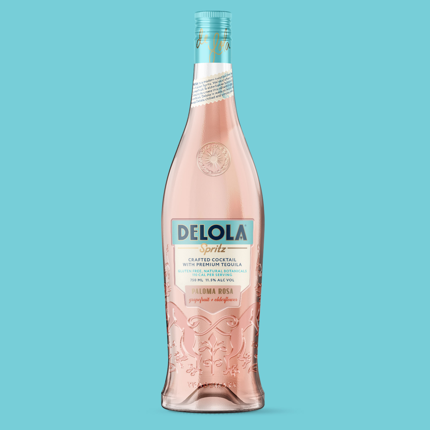 slide 4 of 4, Delola Paloma Rosa Spritz, 375 ml