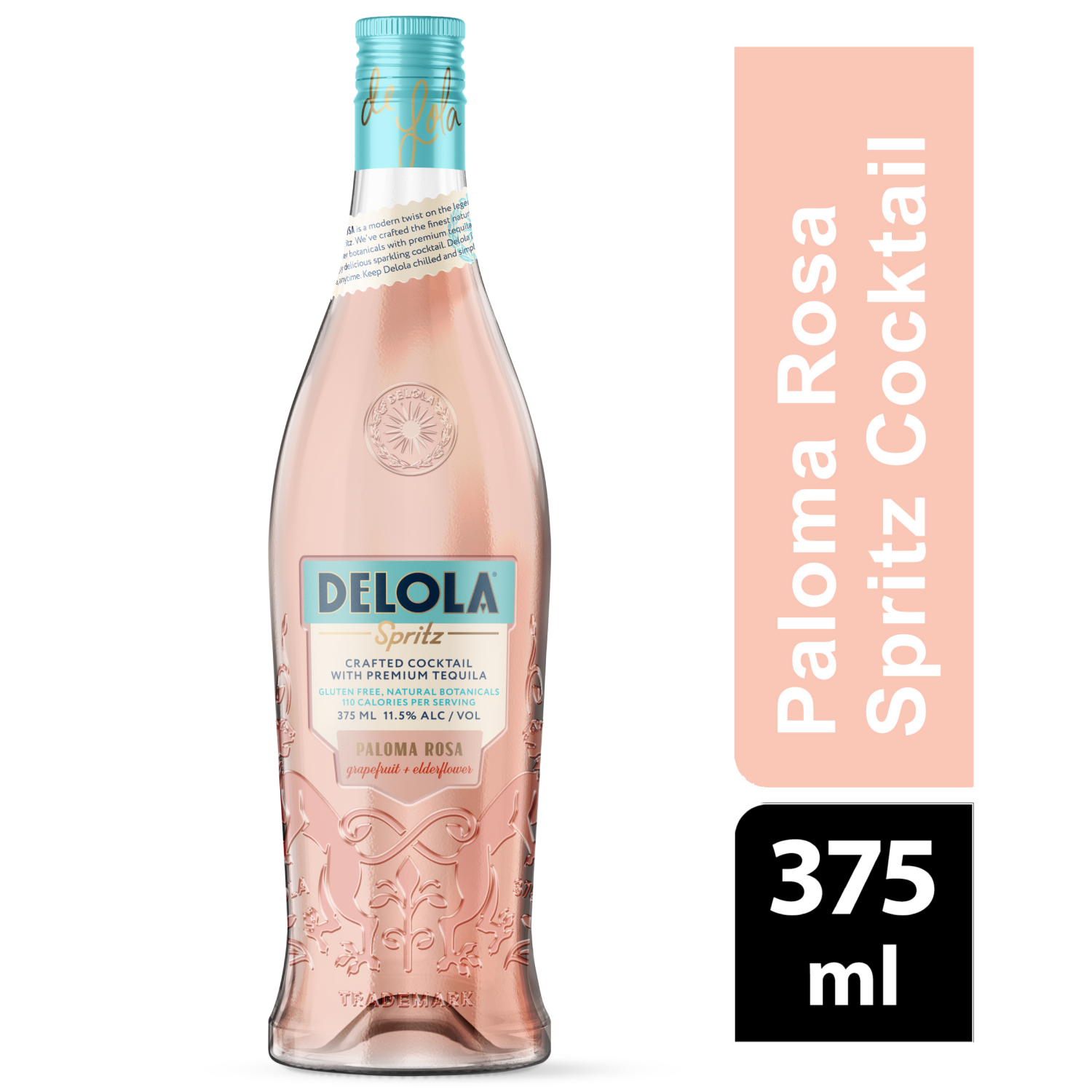 slide 1 of 4, Delola Paloma Rosa Spritz, 375 ml