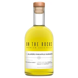 On The Rocks Tres Generaciones Jalapeno Pineapple Margarita Ready to Drink Cocktail 750 ml