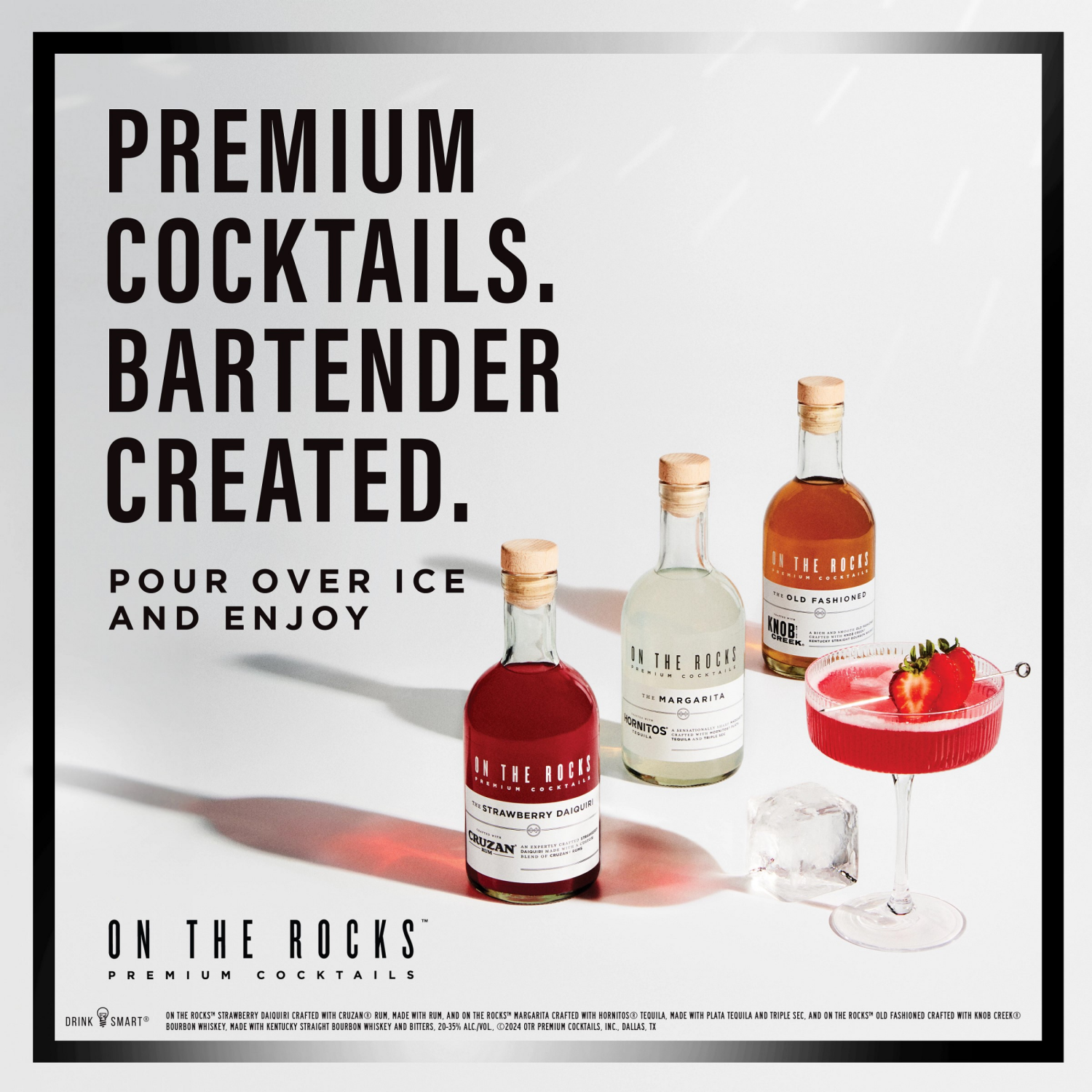 slide 3 of 8, On The Rocks EFFEN Espresso Martini Ready to Drink Cocktail 750 ml, 750 ml