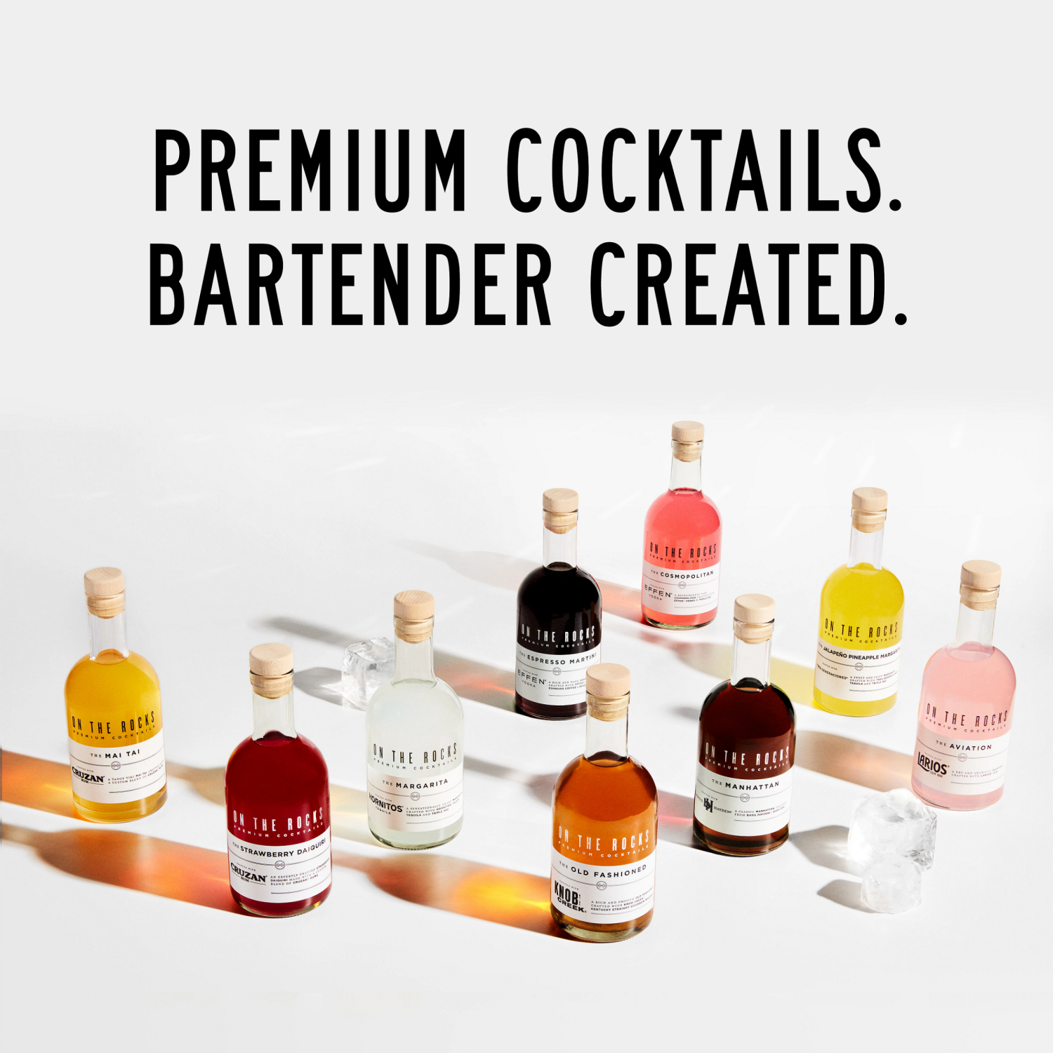 slide 7 of 7, On The Rocks Cruzan Strawberry Daiquiri Ready to Drink Cocktail 375 ml, 375 ml