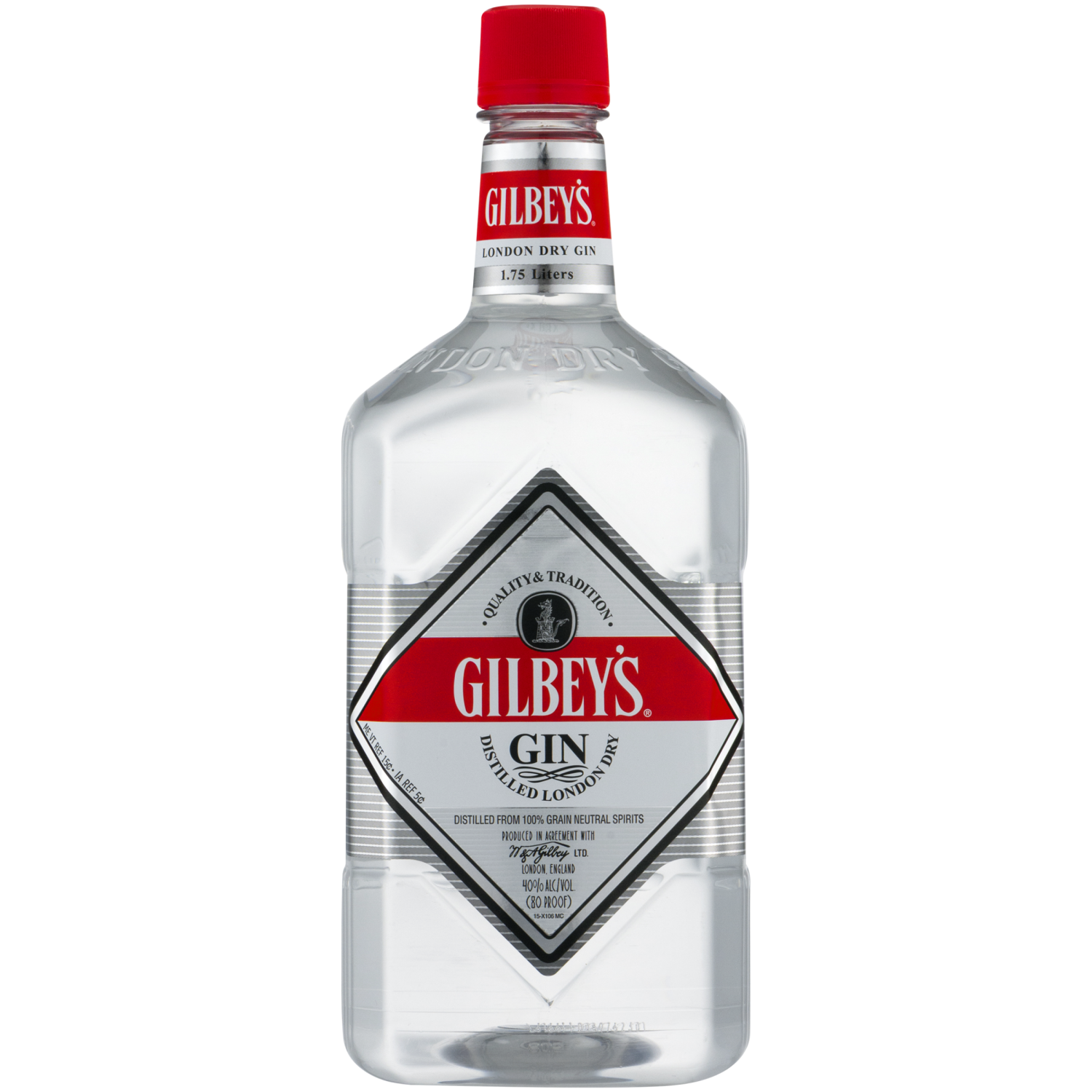 slide 1 of 3, Gilbey's Distilled London Dry Gin 1.75 L, 1.75 liter