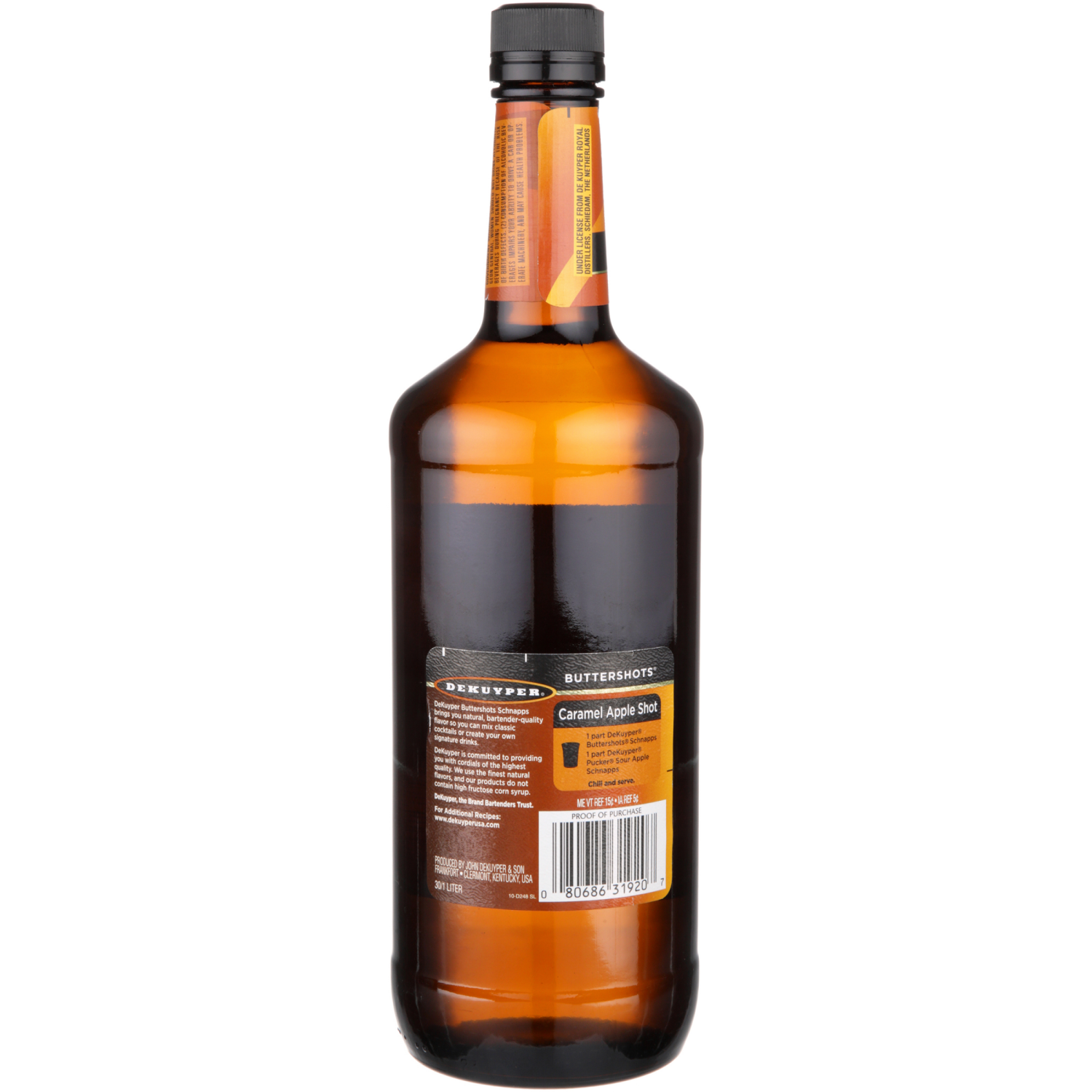 slide 2 of 3, DeKuyper Buttershots, 1 liter