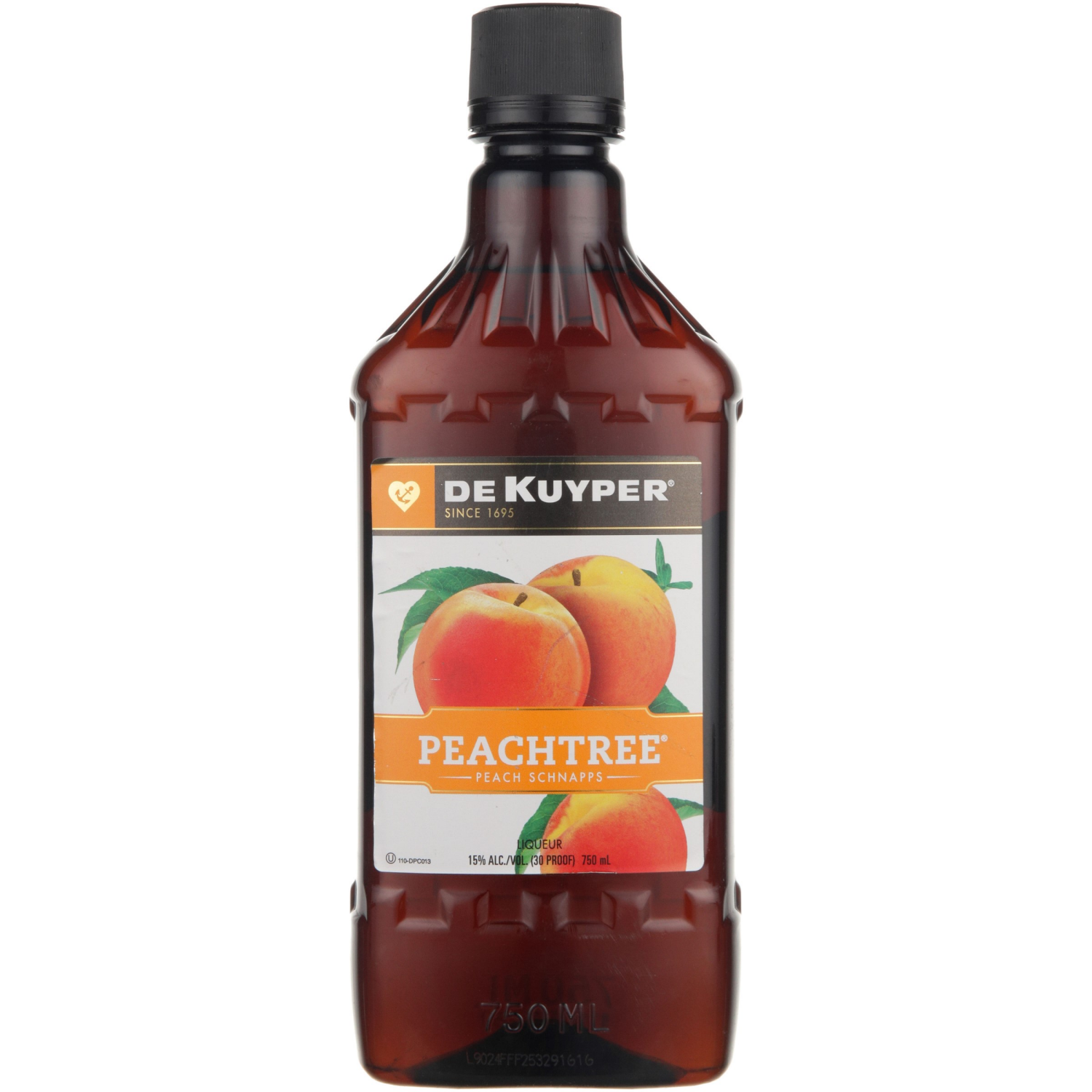 slide 1 of 2, DeKuyper Peachtree Schnapps Liqueur, 750 ml