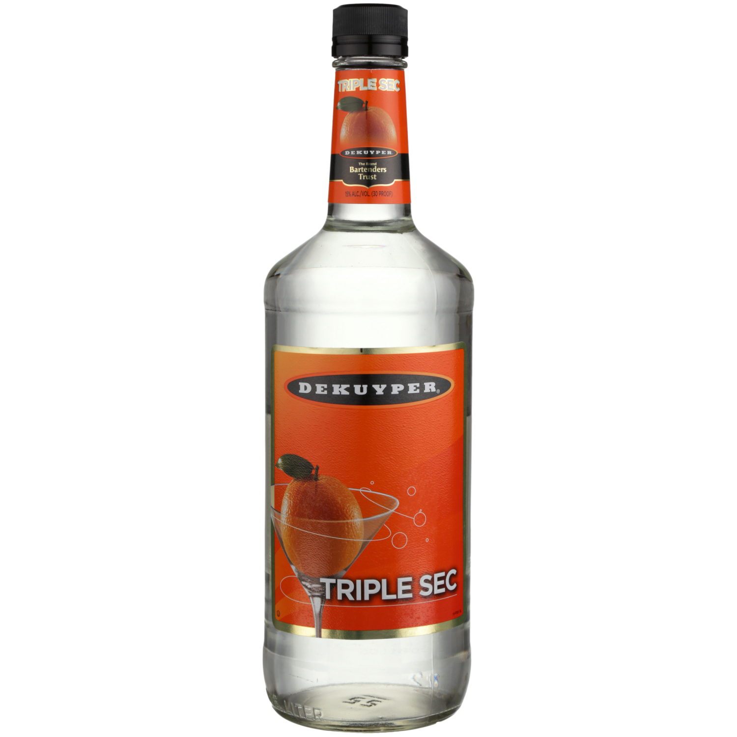 slide 1 of 3, DeKuyper Triple Sec Cordial, 1 liter