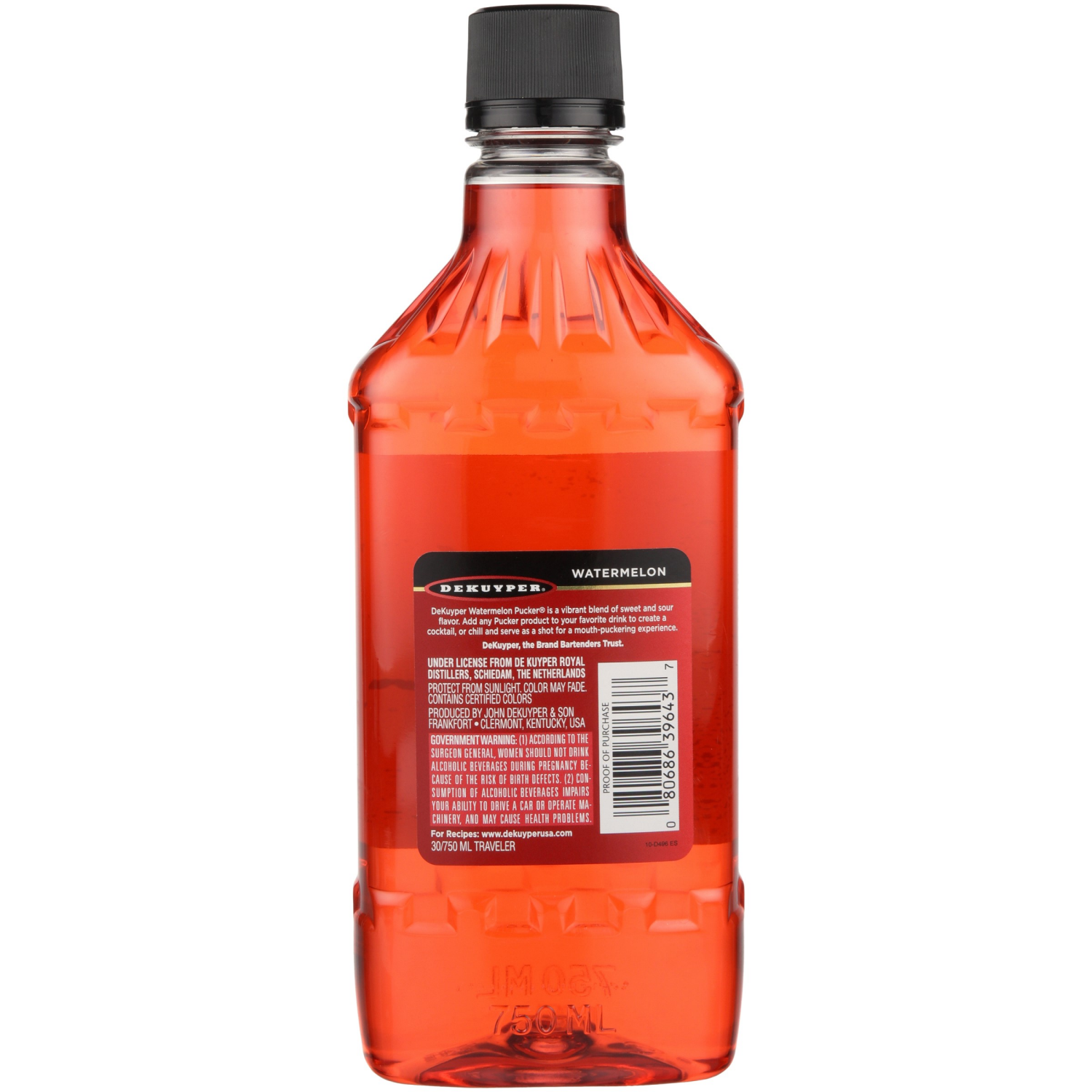 slide 2 of 3, DeKuyper Pucker Watermelon Schnapps, 750 ml