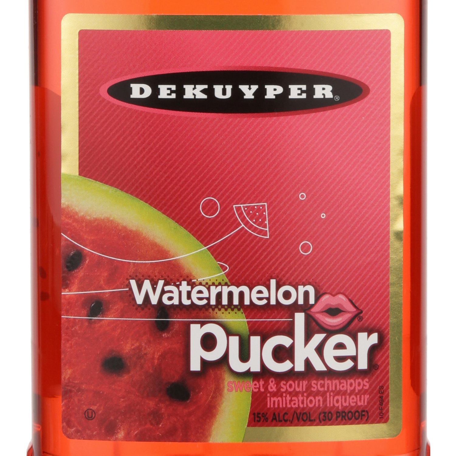 slide 3 of 3, DeKuyper Pucker Watermelon Schnapps, 750 ml