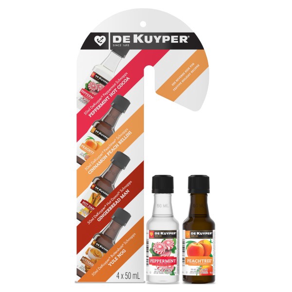 slide 4 of 5, Dekuyper Candy Cane, 4 ct, 50 ml