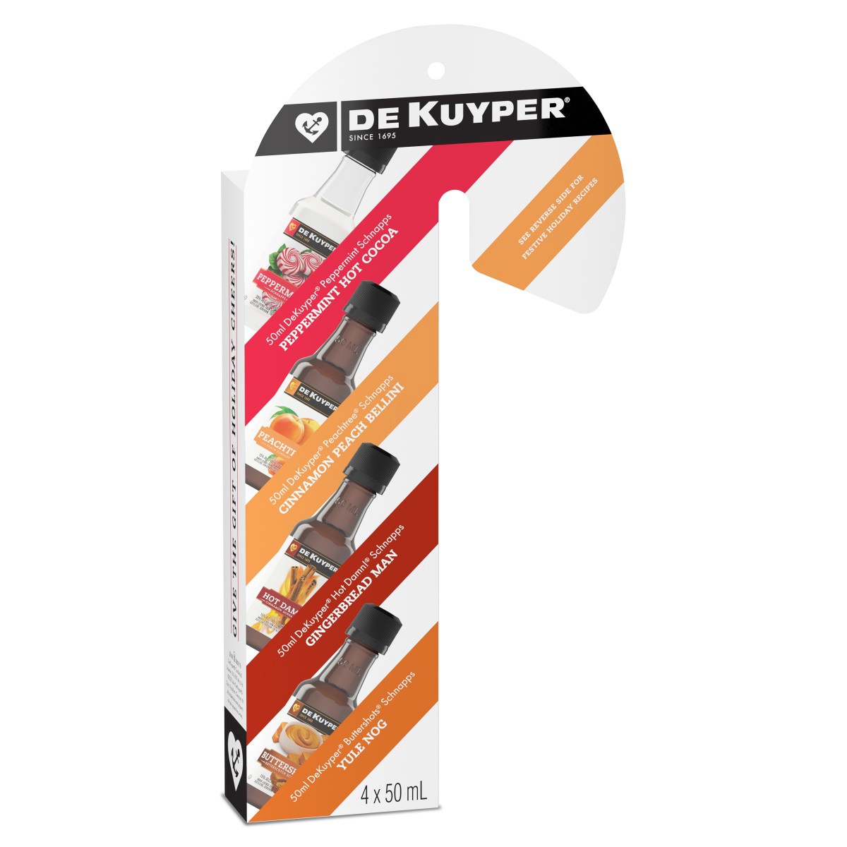 slide 1 of 5, Dekuyper Candy Cane, 4 ct, 50 ml