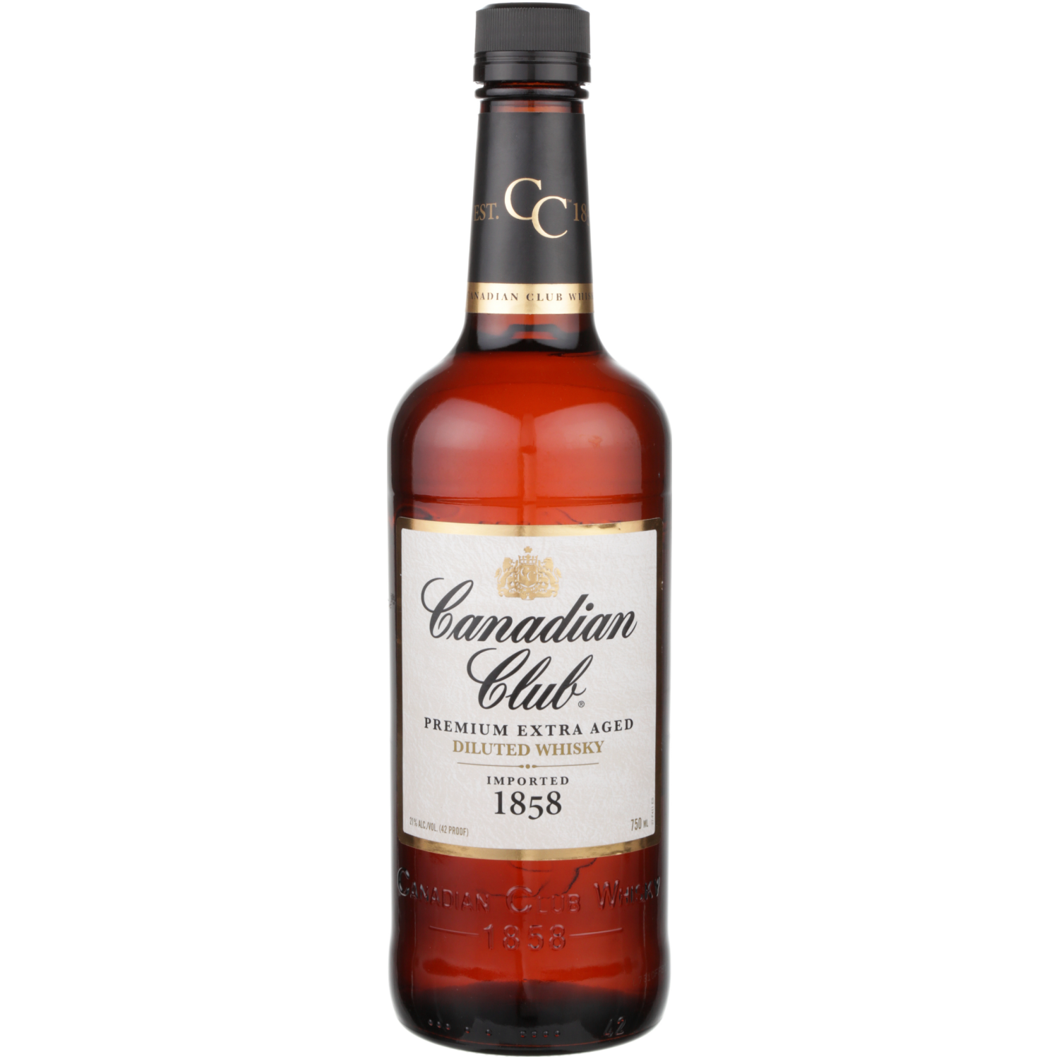 slide 1 of 3, Canadian Club Diluted Whisky Premium Extra Aged, 750 ml