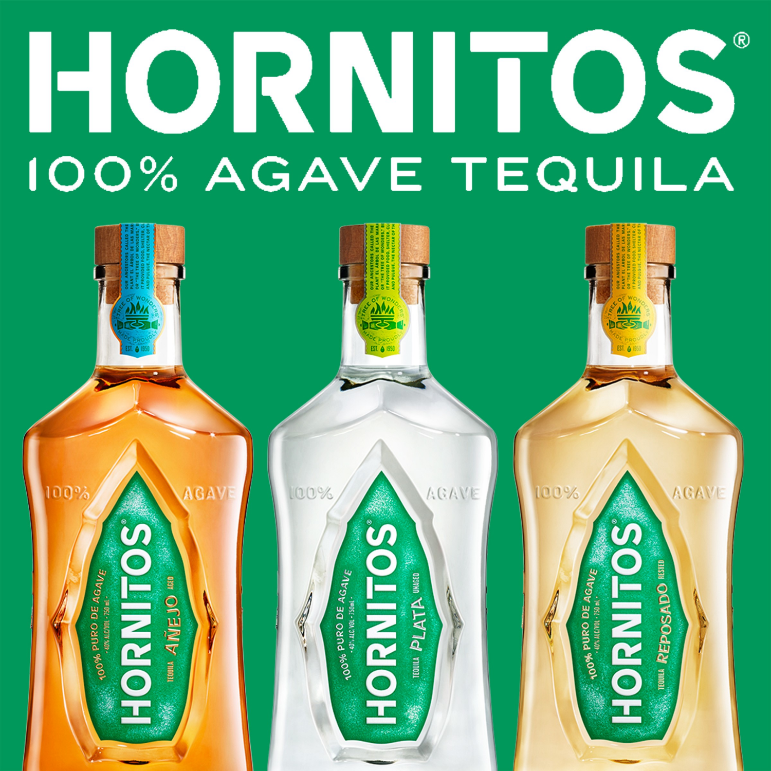 slide 2 of 8, Hornitos Reposado Tequila 750 ml, 750 ml
