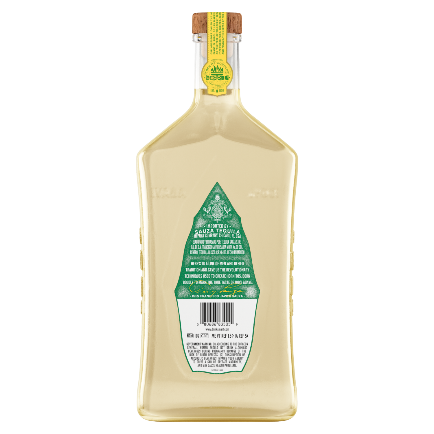 slide 7 of 8, Hornitos Reposado Tequila 1.75 lt, 1.75 liter