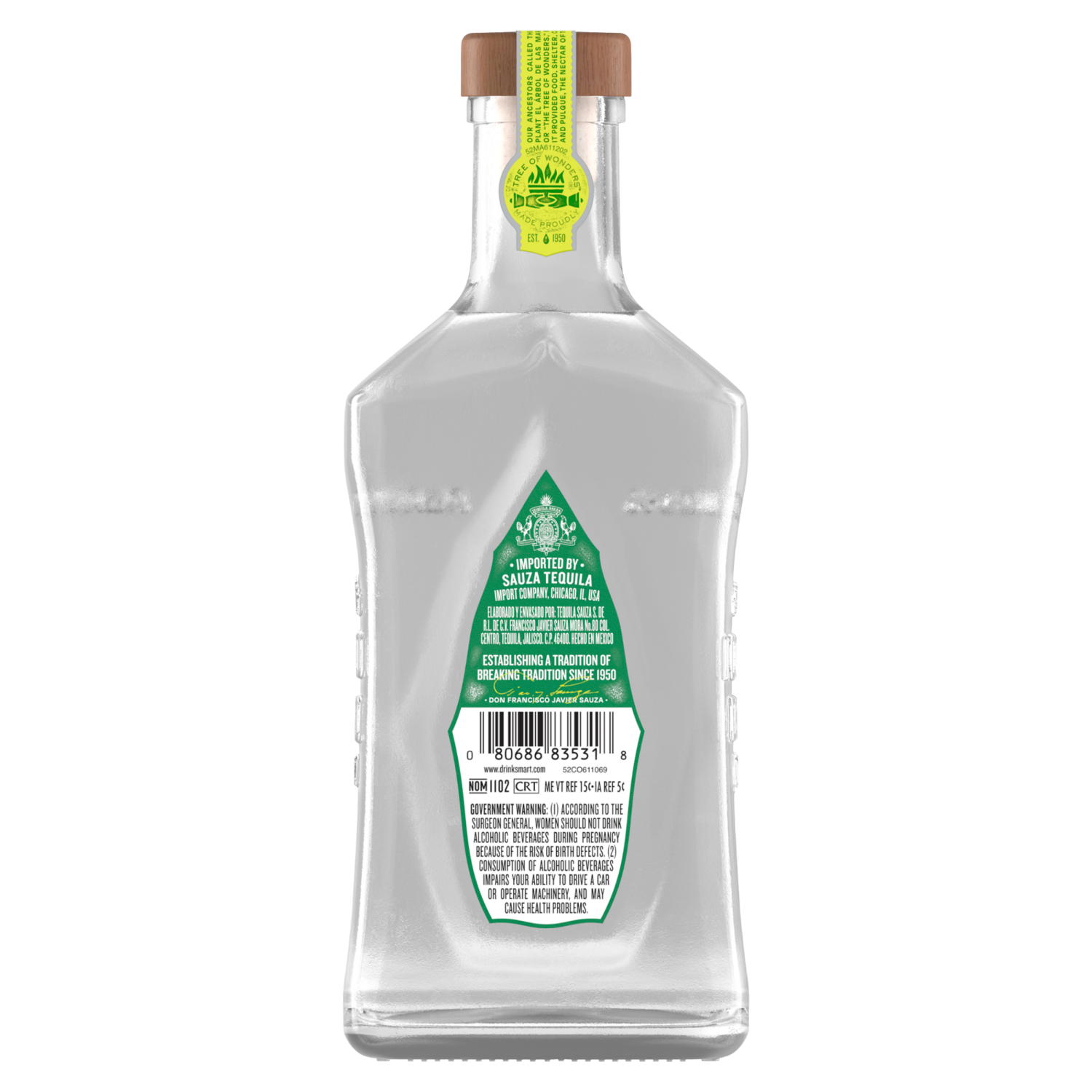 slide 4 of 4, Hornitos Silver Tequila, 375 ml