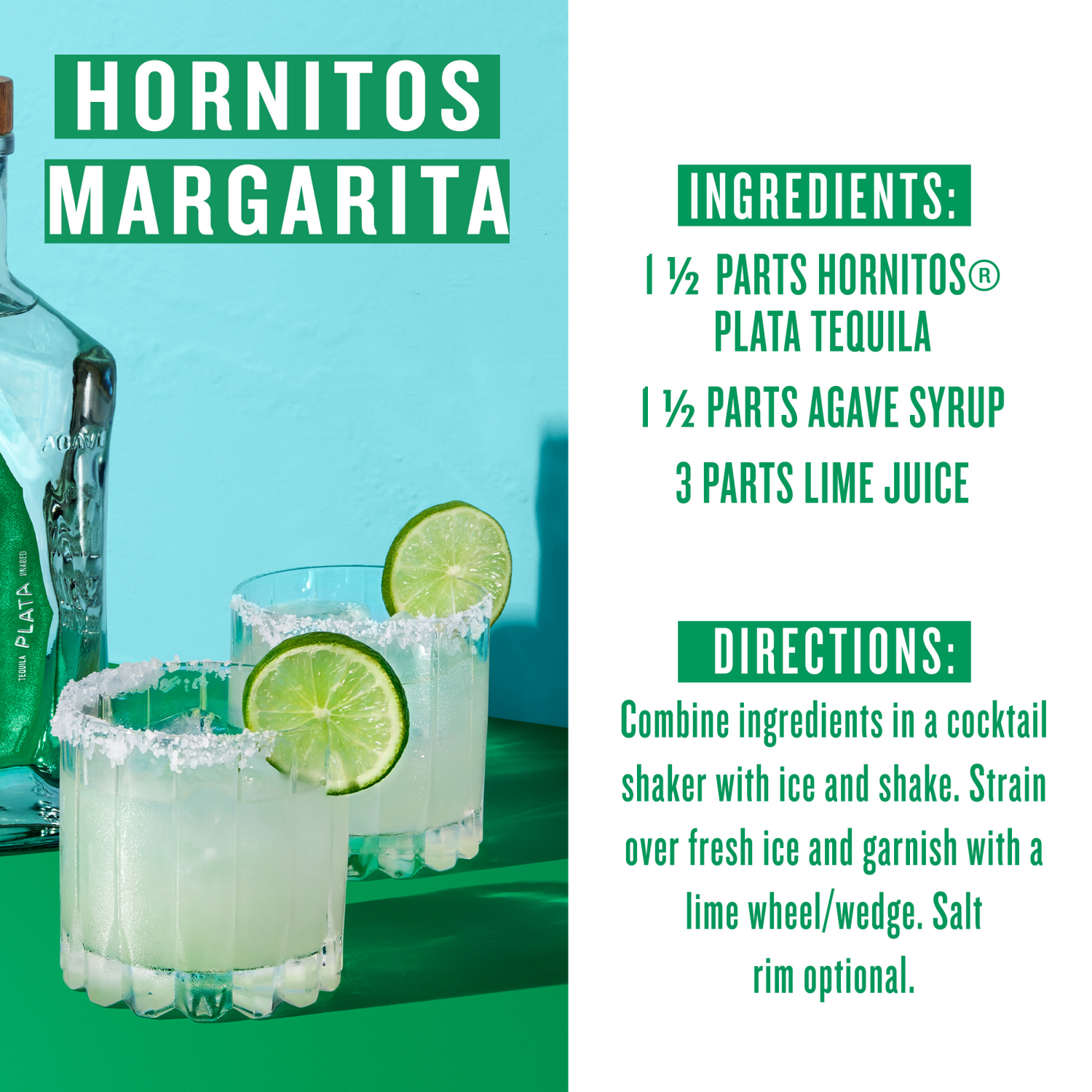 slide 5 of 8, Hornitos Plata Tequila, 750 ml