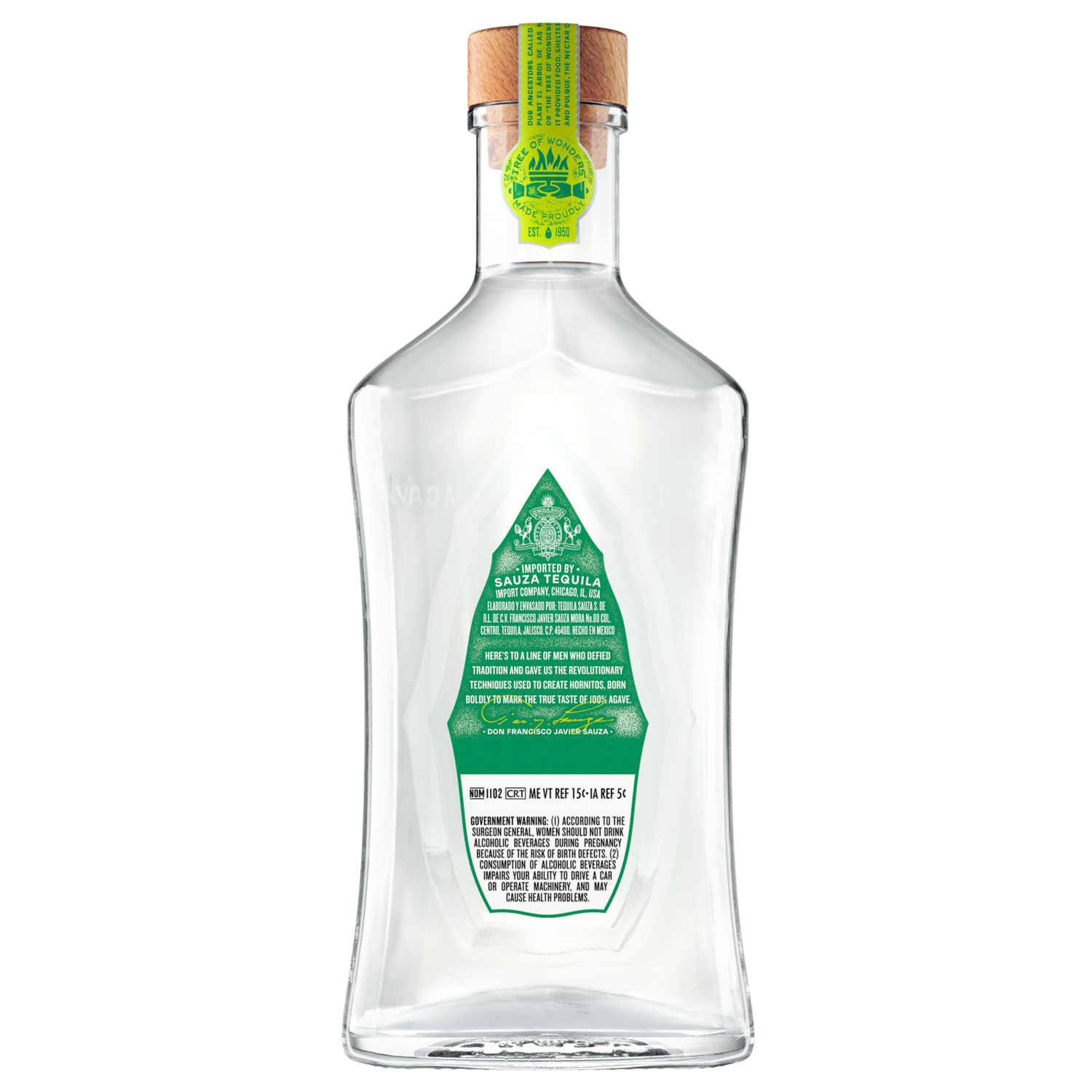 slide 7 of 8, Hornitos Plata Tequila, 750 ml