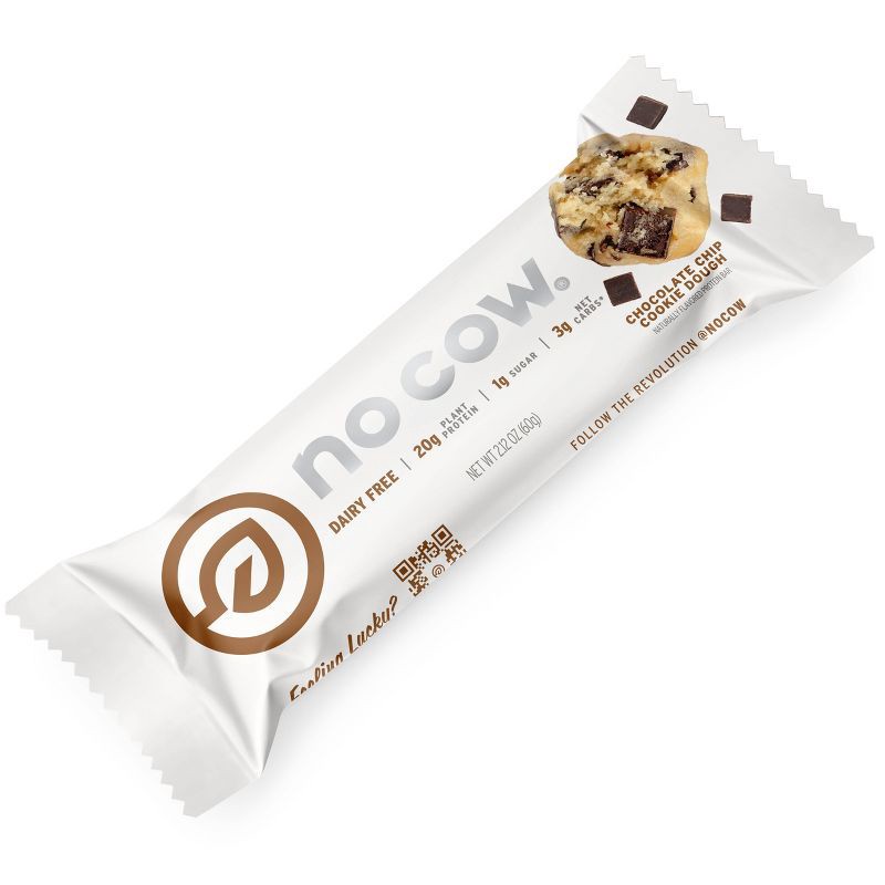 slide 2 of 2, No Cow Protein Bars - Chocolate Chip Cookie Dough - 4pk, 4 ct