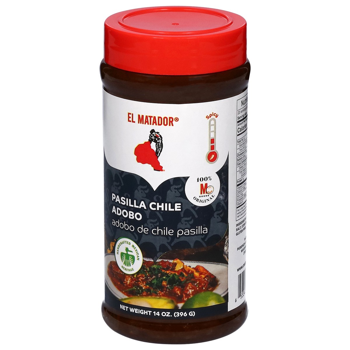 slide 11 of 13, El Matador Pasilla Chile Adobo 14 oz, 14 oz