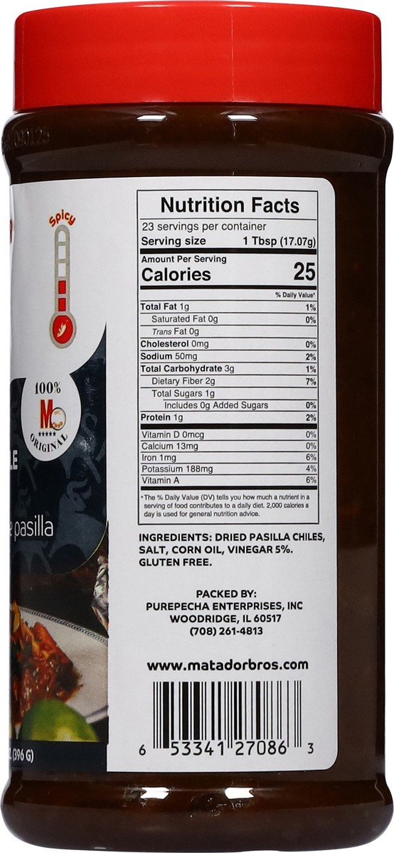 slide 10 of 13, El Matador Pasilla Chile Adobo 14 oz, 14 oz