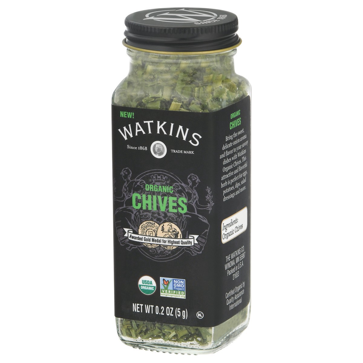 slide 6 of 11, Watkins Chives Organic, 0.2 oz