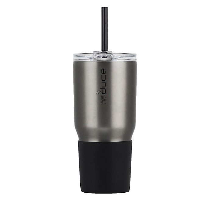 slide 1 of 1, Reduce Cold1 Tumbler with Lid - Charcoal, 34 oz