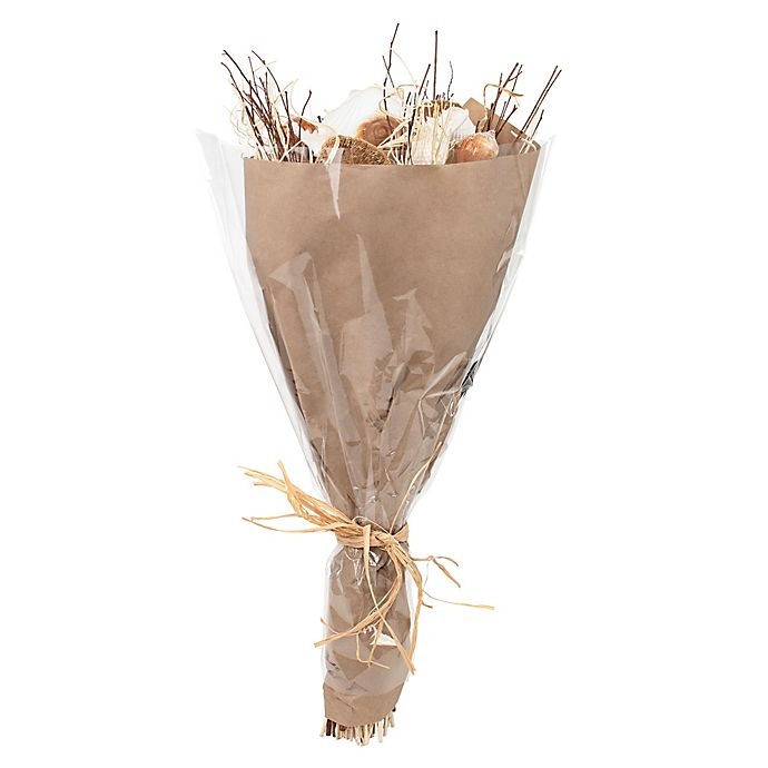 slide 3 of 3, Lumiere White and Brown Coastal Artificial Bouquet, 1 ct