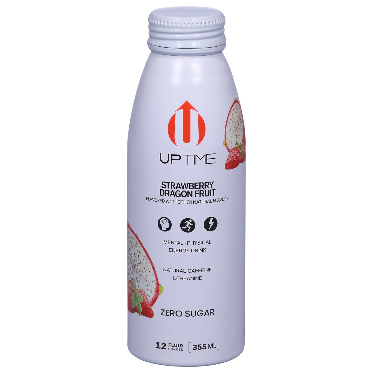 slide 9 of 13, UPTIME Energy Strawberry Dragon Fruit Sugar Free Energy Drink, 12 fl oz