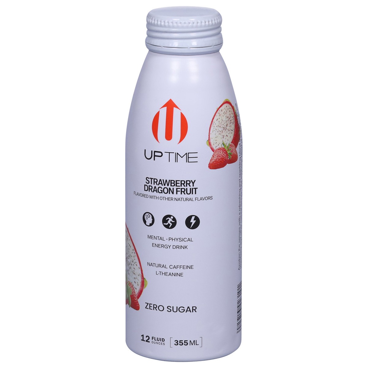 slide 12 of 13, UPTIME Energy Strawberry Dragon Fruit Sugar Free Energy Drink, 12 fl oz