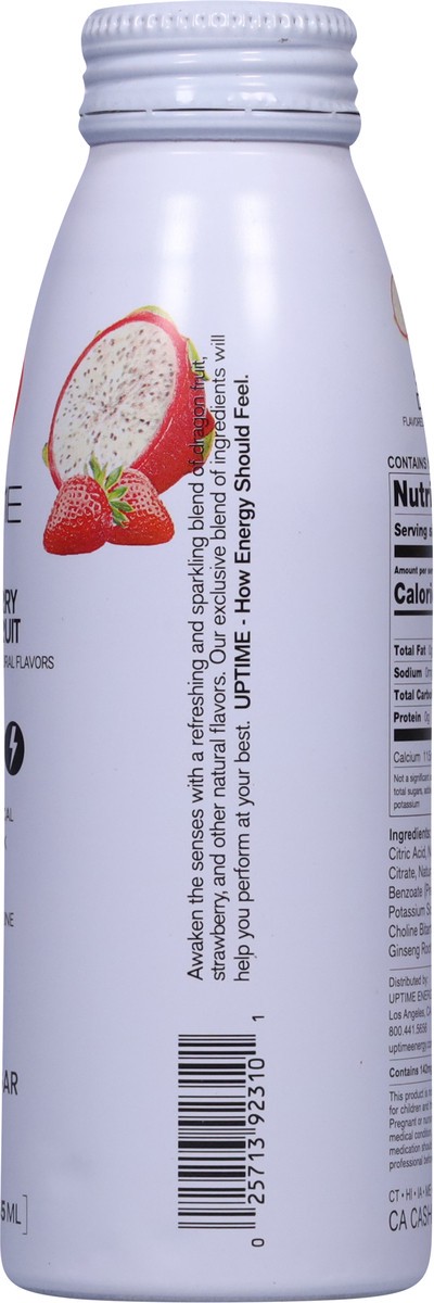 slide 8 of 13, UPTIME Energy Strawberry Dragon Fruit Sugar Free Energy Drink, 12 fl oz