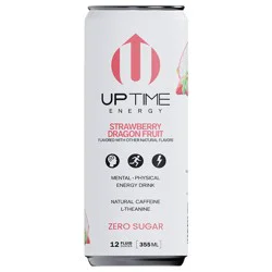 Uptime Energy Strawberry Dragon Fruit Sugar Free Energy Drink